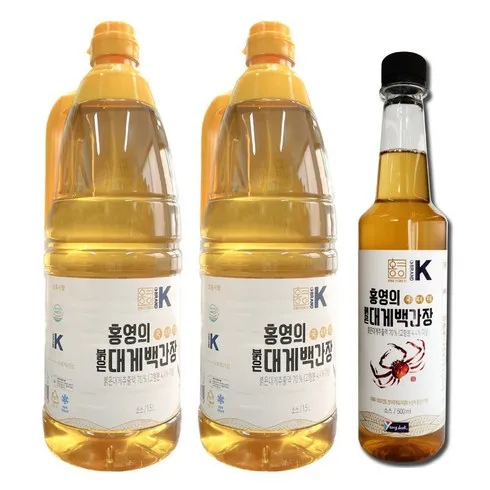 서광복 대게맛간장 500ml x5병 버섯맛간장 500ml x1병 총 6병 생활을 더욱 편리하게!