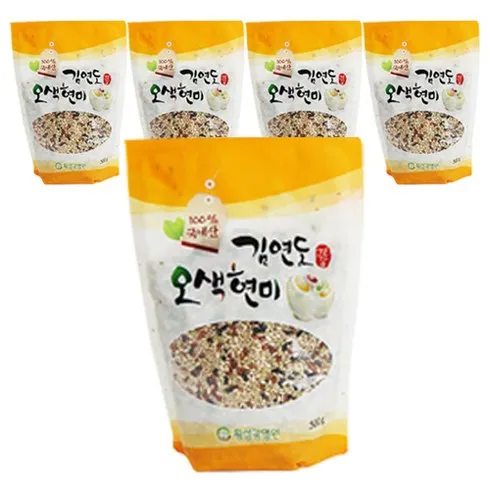 중벼꽃농부 오색현미 500g X 21봉 한정수량