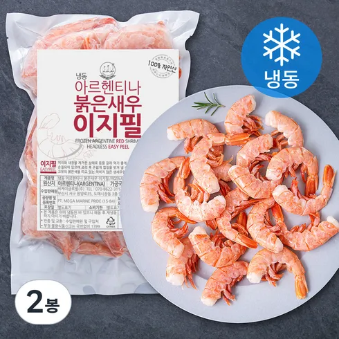 바이킹스워프 아르헨티나 자연산 홍새우 400g x 4팩 최고의 가격 보장!