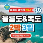 울릉도배편 서두르세요!